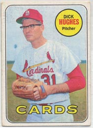 1969 Topps Baseball Cards      039      Dick Hughes
